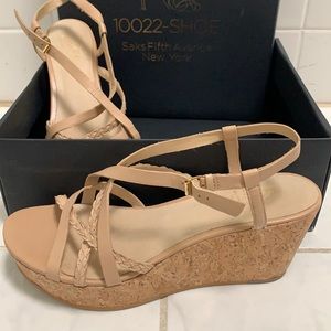 Saks Fifth Avenue nude sandels